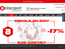 Tablet Screenshot of ambersport.pl